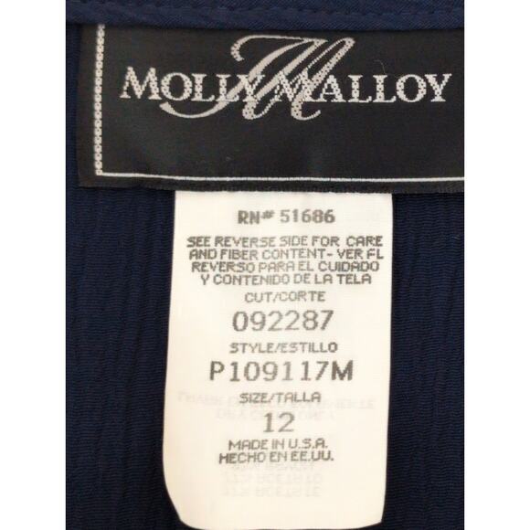 Vintage 90s Empire Waist Maxi Dress 12 Cottagecore Country Prairie Modest Demure - Picture 4 of 5